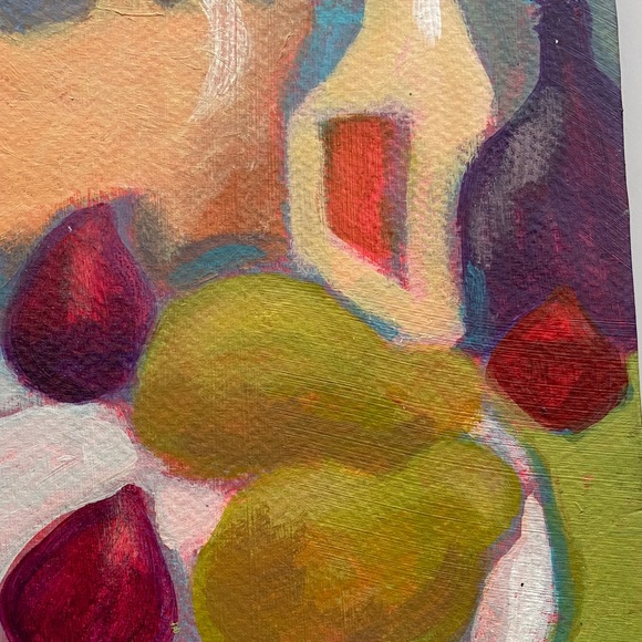 Colorful Still Life Canvas Art The Garden - Picture 3 of 4